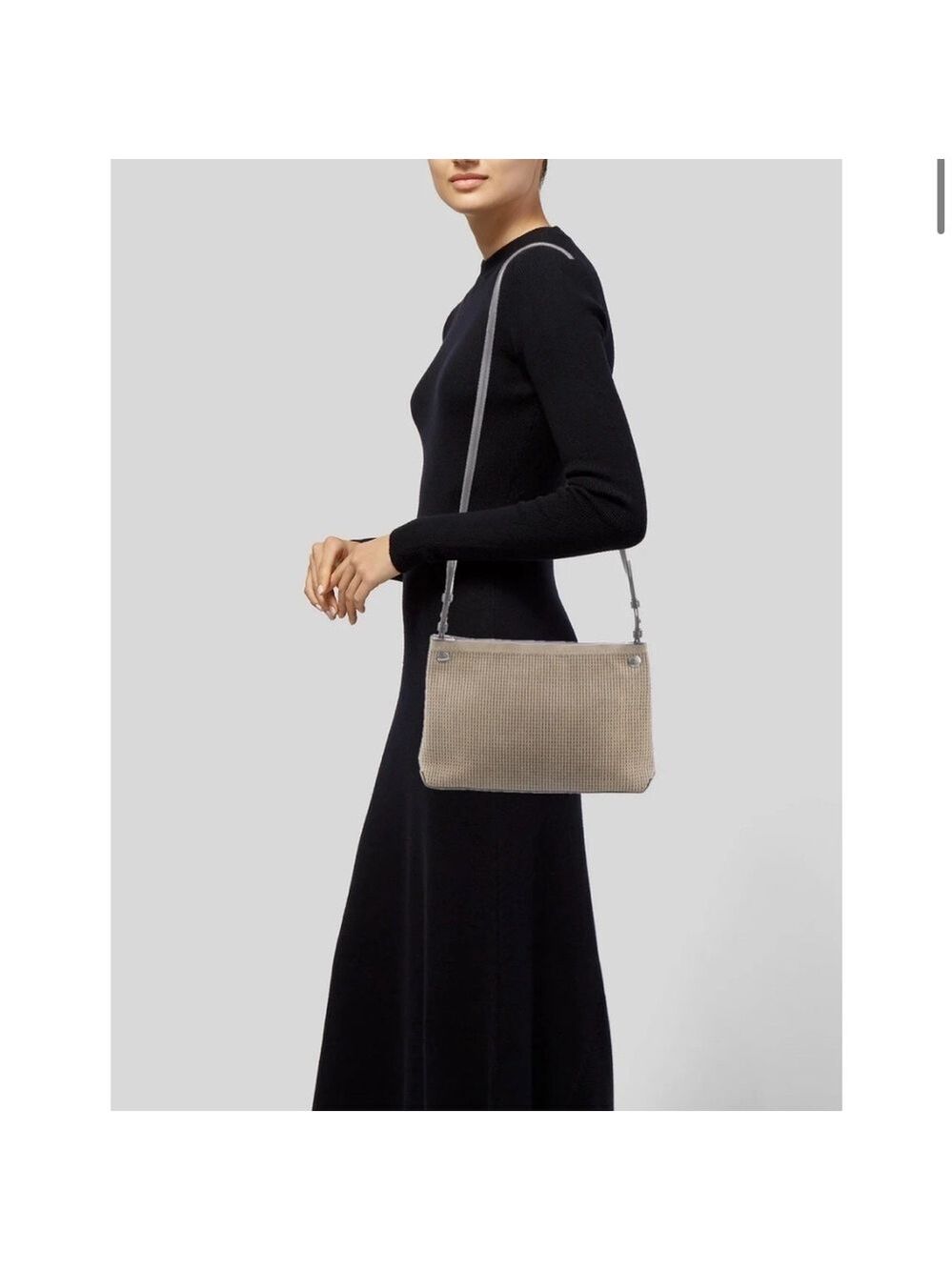 NWOT New Rag & Bone Compass Stitched Embroidered Suede Crossbody Bag Purse - Picture 4 of 10